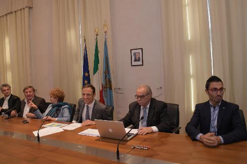 Una fase della presentazione di Eyof FVG 2023 a Trieste